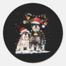 Search for schnauzer stickers Xmas