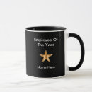 Search for employee of the year mugs Thank you