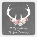 Search for antler wedding stickers Deer
