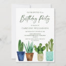 Search for cactus birthday invitations Cacti