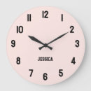 Recherche de couleurs pâles horloges Rose pâle