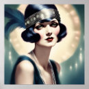 Search for 1920s flapper girl posters Twenties