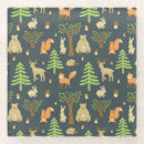 Search for seamless pattern coasters Deer