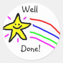 Search for well done reward stickers Star