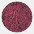Recherche de couleur magenta autocollants Floral