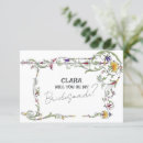 Search for cotton wedding invitations Wild flower