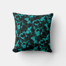 Search for black and teal pillows Elegant
