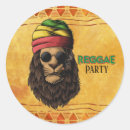 Recherche de lion rouge autocollants Jamaïcain