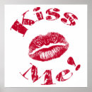 Search for red lips posters Kiss