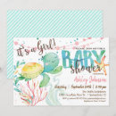 Recherche de sea turtle baby shower invitations Océan