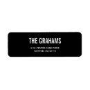 Search for sophisticated return address labels Simple