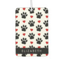 Search for black cat car accessories Pattern of paws