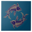 Search for koi carp tiles Vintage