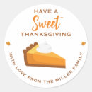 Search for sweet pie stickers Thanksgiving