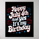 Search for 4th birthday posters Murica
