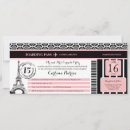 Search for pink paris quinceanera invitations 15th birthday
