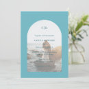 Recherche de turquoise mariage invitations Monogramme