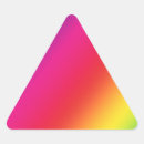 Search for multicolors triangle stickers Rainbow