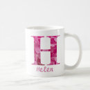 Search for alphabet h mugs Pink