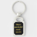 Search for music quotes keychains Inspirational