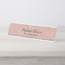 Search for rose gold name plates Sparkle