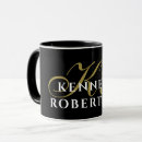 Search for calligraphy letter mugs For him