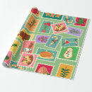 Search for pink candy cane wrapping paper Retro