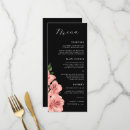 Search for blush pink wedding menus Vintage
