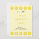 Search for fresh lemon invitations Yellow