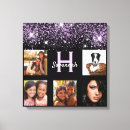 Search for glitter canvas prints Collage