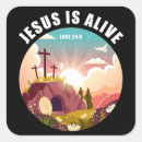 Search for jesus is alive stickers Faith
