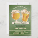 Search for pub birthday invitations Cheers and beers