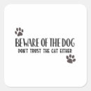 Search for beware stickers Dog