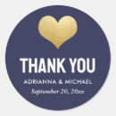 Recherche de faux gold foil wedding stickers Coeur