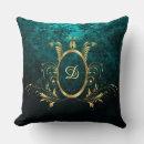 Search for turquoise and gold pillows Elegant