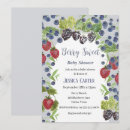 Recherche de blueberry baby shower invitations Fraise