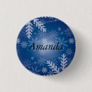 Search for silver snowflake buttons Blue