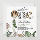 Search for gender neutral birthday invitations Wild one