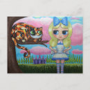 Search for alice wonderland cheshire cat postcards Cute