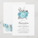 Search for aqua quinceanera invitations Blue