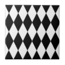 Search for black and white diamonds tiles Pattern