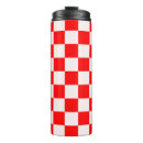 Recherche de damier rouge tasses Géométrique