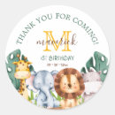 Search for zebra birthday party stickers Baby boy