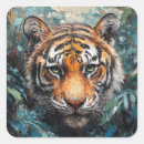 Search for orange tiger stickers Tropical