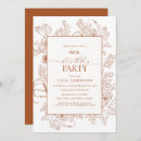Search for orange birthday invitations Elegant