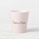 Search for monogram typography mugs Blush pink