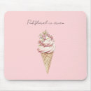 Recherche de cône glace tapis souris Rose