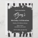 Recherche de piano anniversaire invitations Clavier