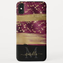Search for burgundy glitter iphone cases Monogram initial