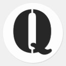 Search for q stickers Letters